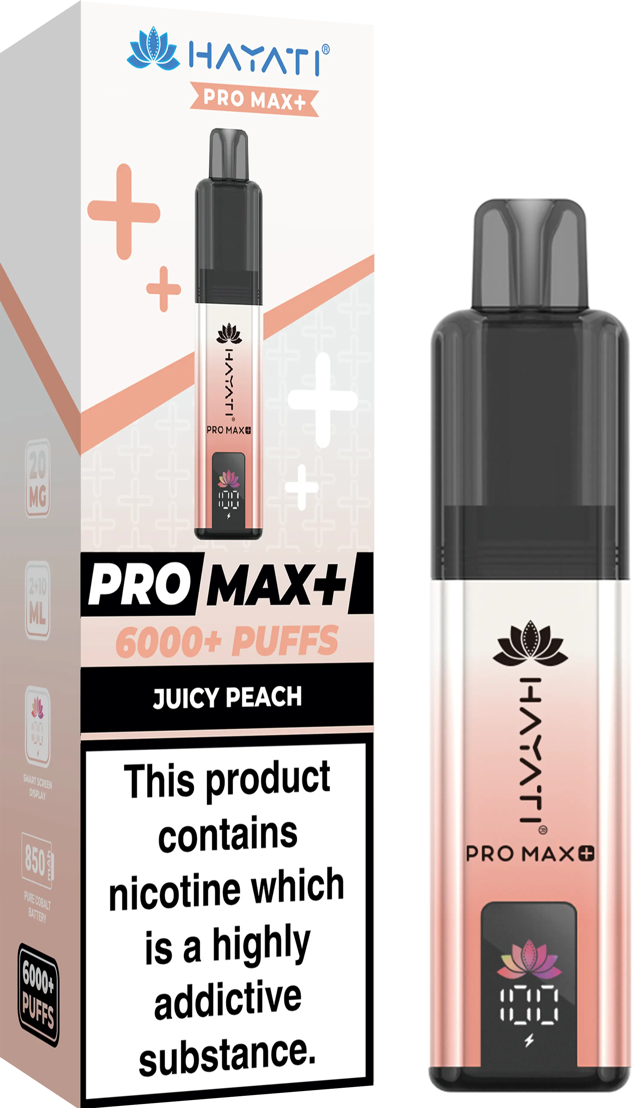 Hayati Pro Max 6000 Puffs Disposable Vape Pack of 10 - Vape wholesale supplies